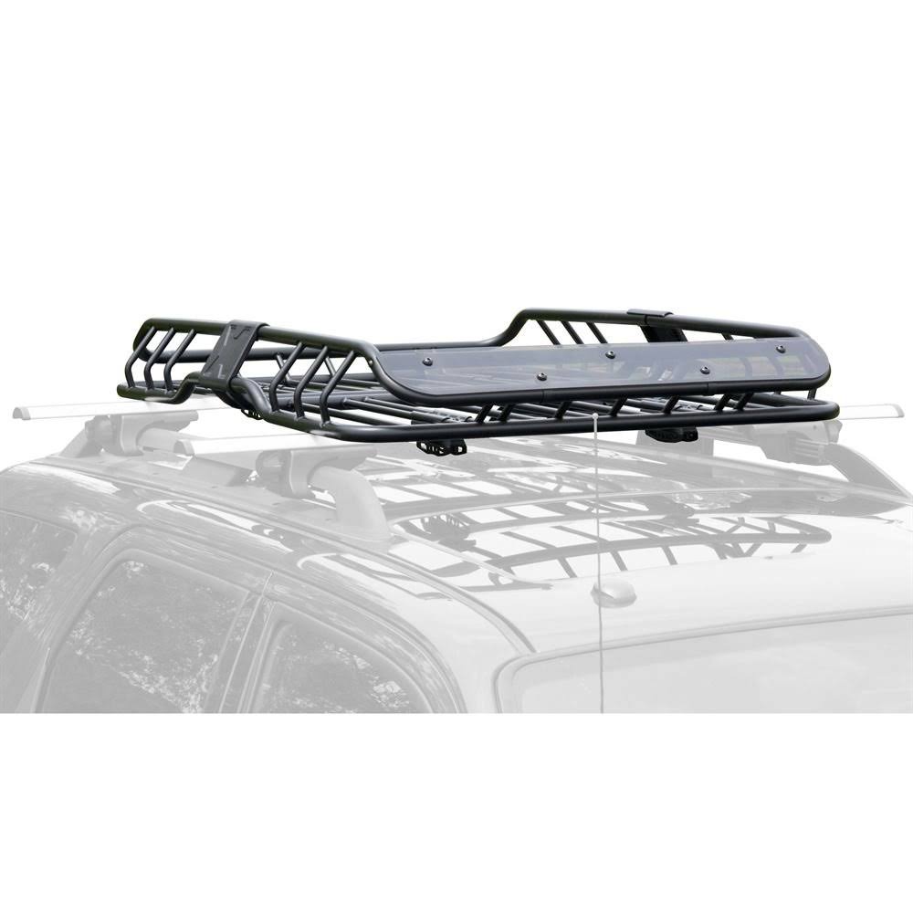 Black Roof Cargo Basket with Wind Fairing A848