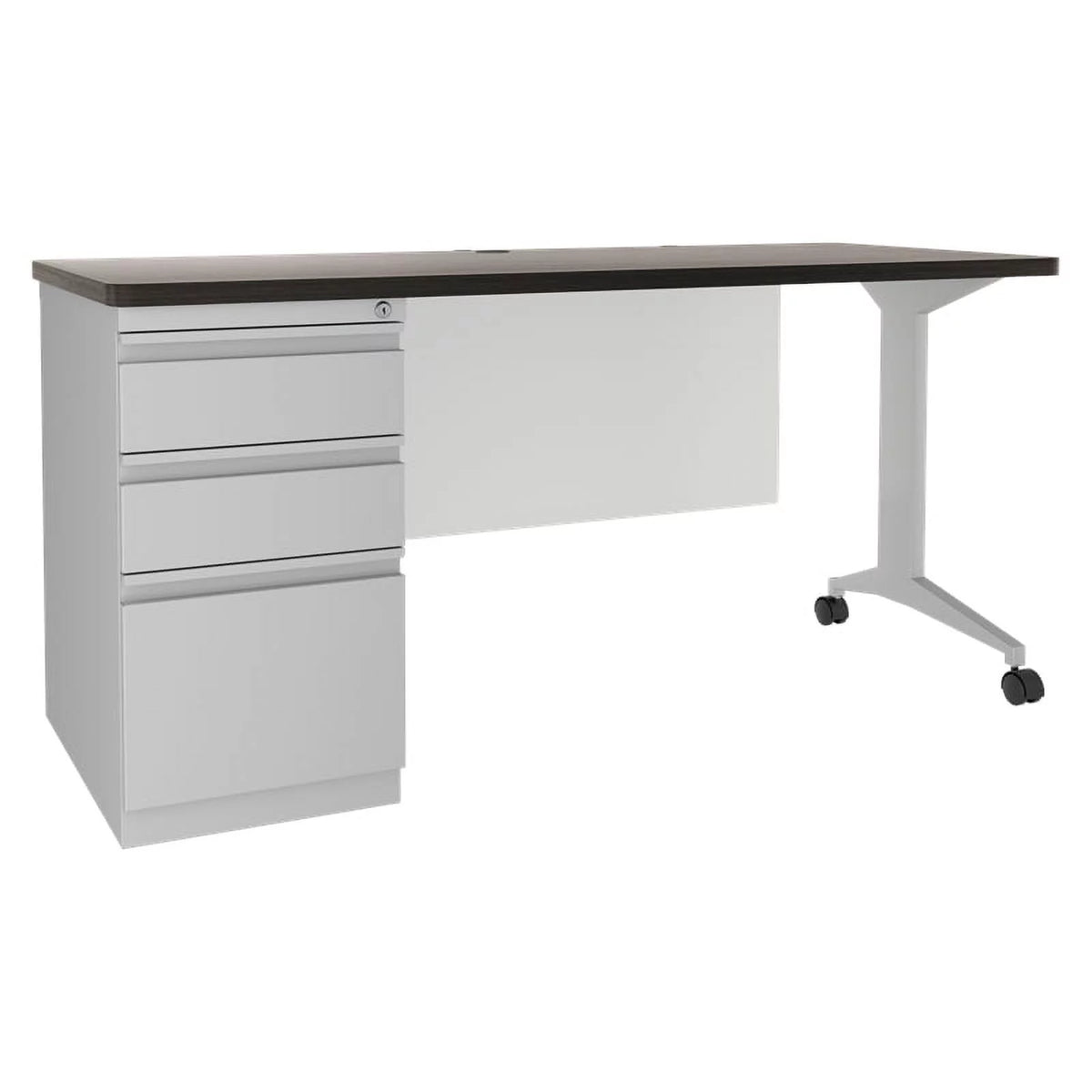 Modern Metal Teacher's Desk R2105