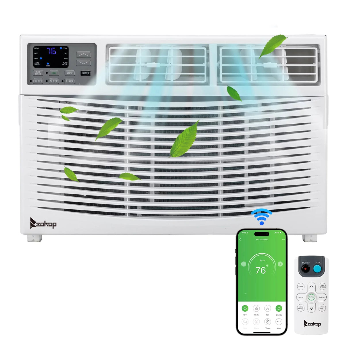 Window Mounted Air Conditioner 10000 BTU White F932309