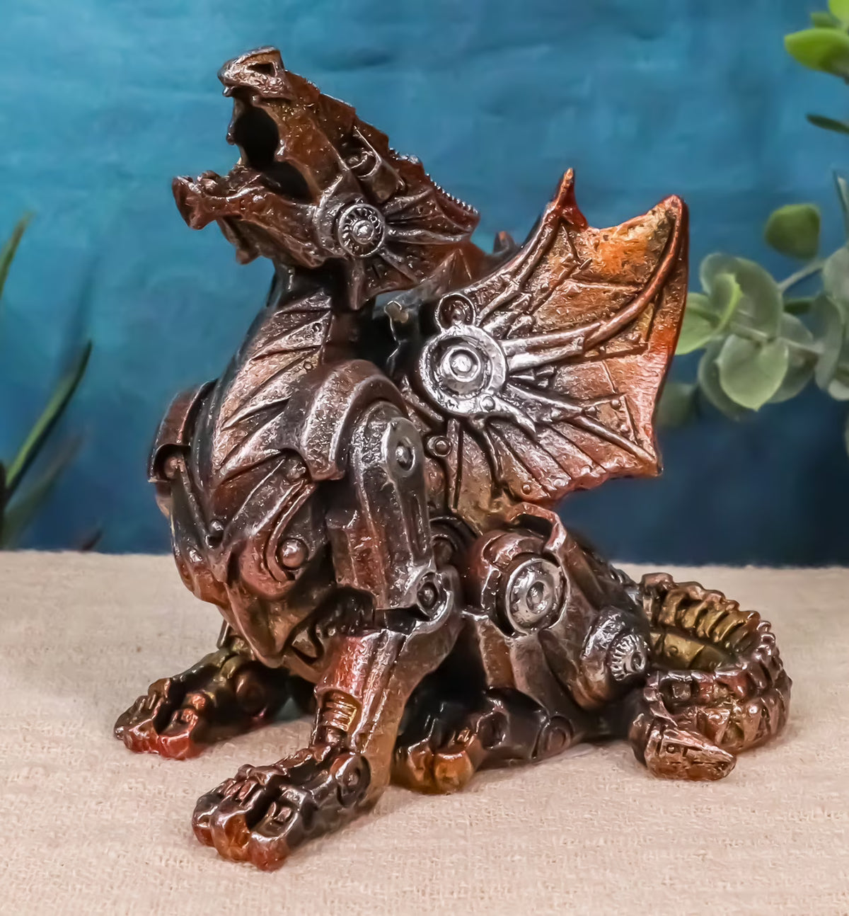 Steampunk Dragon Figurine J4949