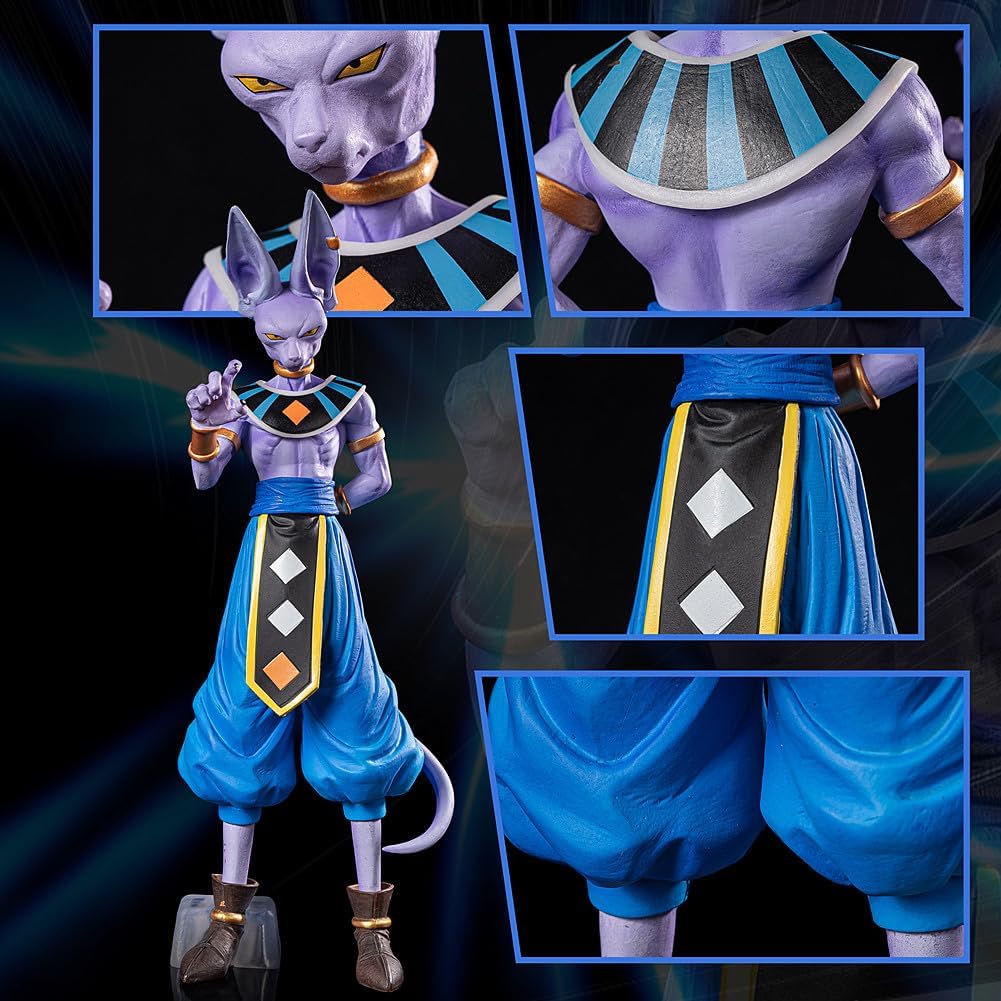10.5 Inch PVC Beerus Figure Statue O706835