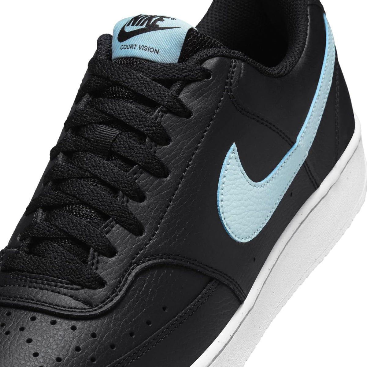 Black White Glacier Blue Low Men's Shoes B715