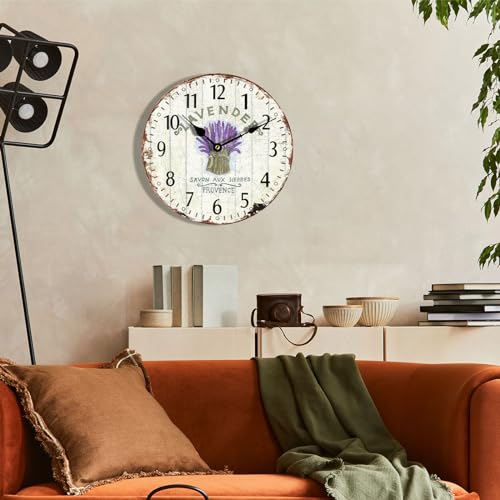 16" Silent MDF Wooden Wall Clock B75924