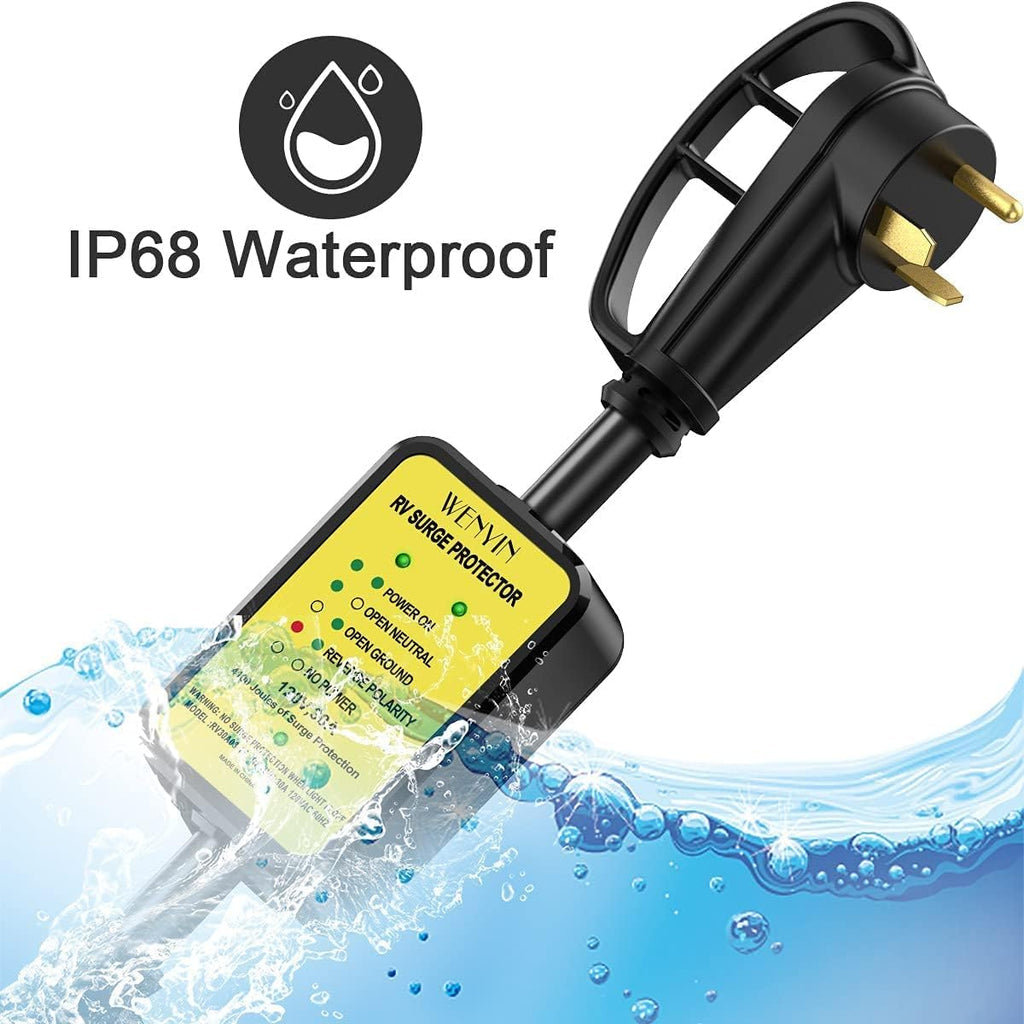 30 amp RV Surge Protector with LED Indicator Light T87568