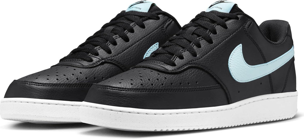 Black White Glacier Blue Low Men's Shoes B715