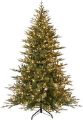 7.5 Foot Pre-Lit Balsam Fir Artificial Christmas Tree with 800 Clear Lights B502041