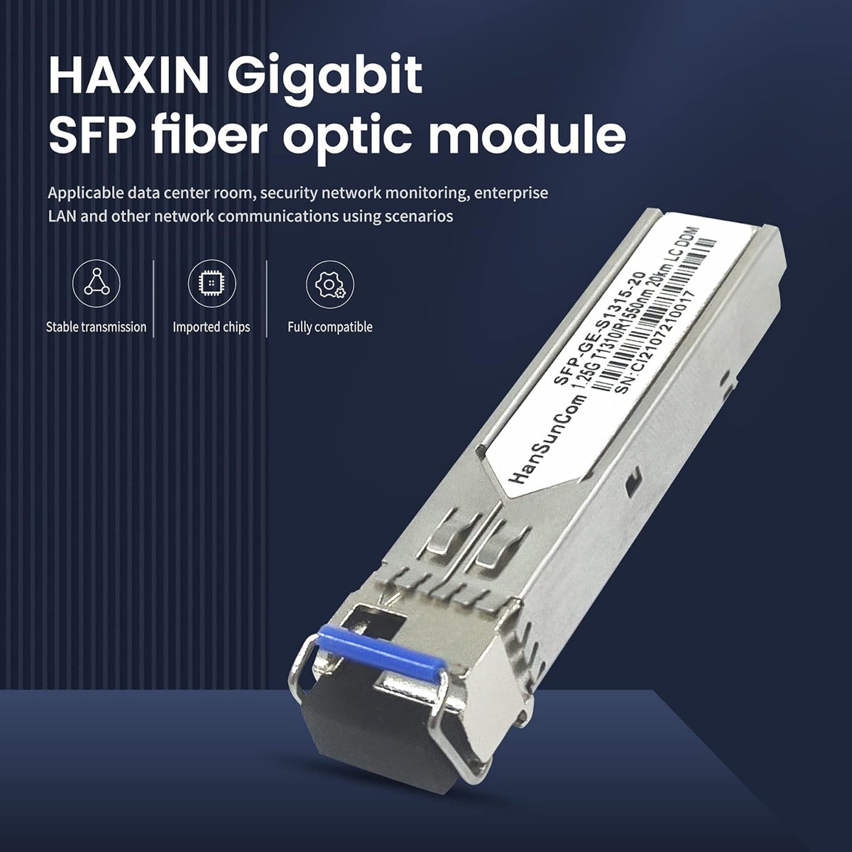 2 PCS Gigabit Fiber Optical Transceiver Connectors F912035
