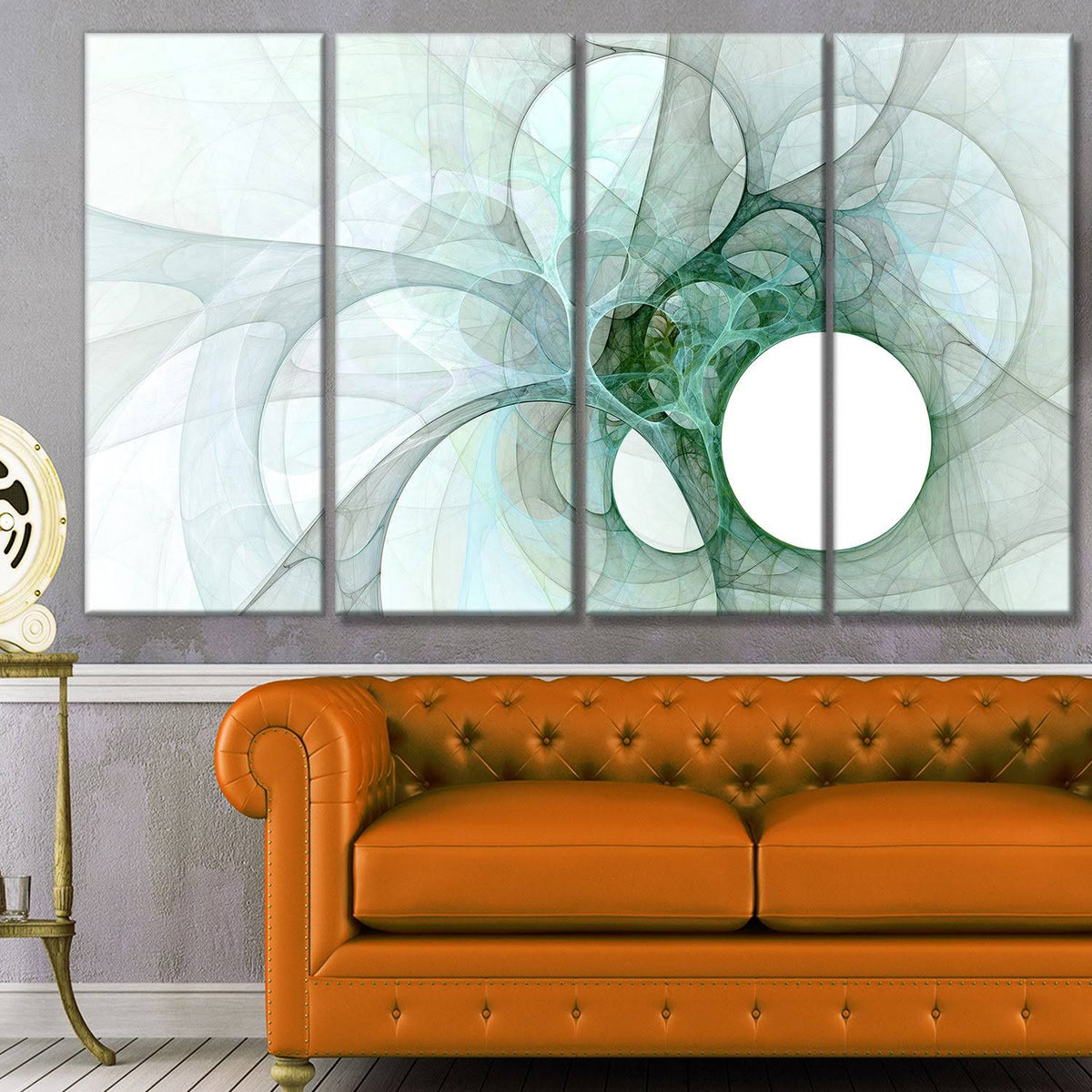 White Multi-Piece Canvas Art Print N8665