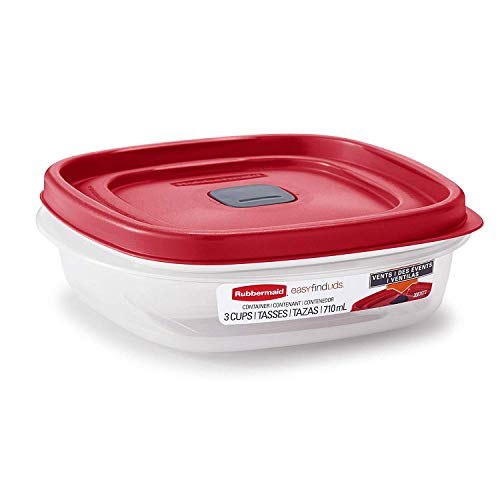 3-Cup Vented Lid Food Storage Container (4) Q324
