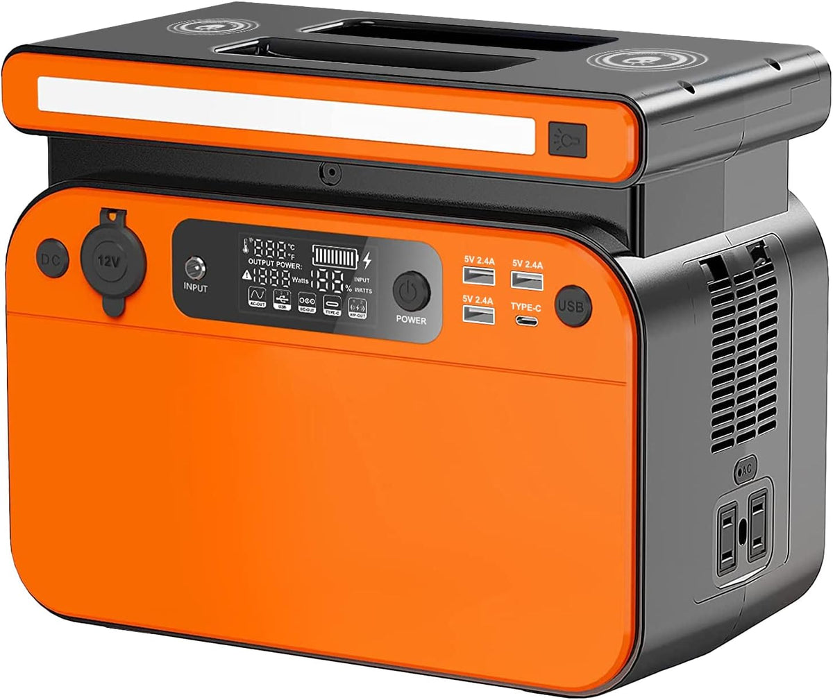 Portable Power Station 500W 518Wh LiFePO4 Battery Pack N393