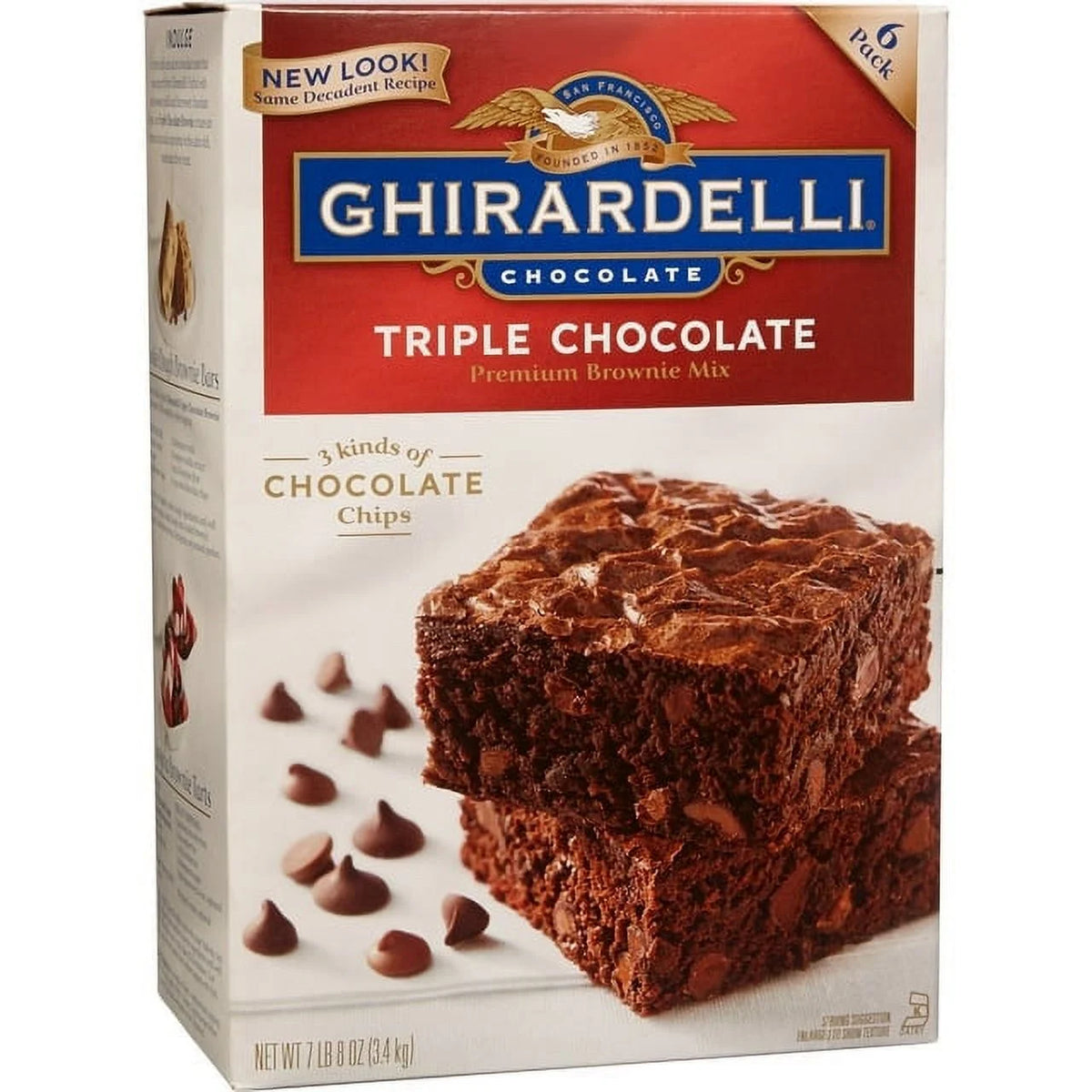 Triple Chocolate Brownie Mix, 6-Count B641756