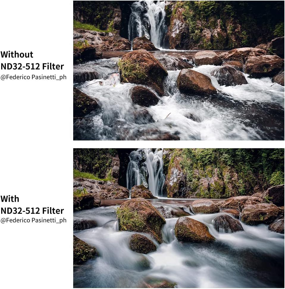 67mm Variable ND Filter ND32-ND512 5-9 Stops Neutral Density Lens Filter B256
