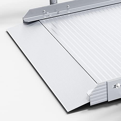 36-inch Wide Aluminum Wheelchair Ramp with Handrails, 72 inches P717