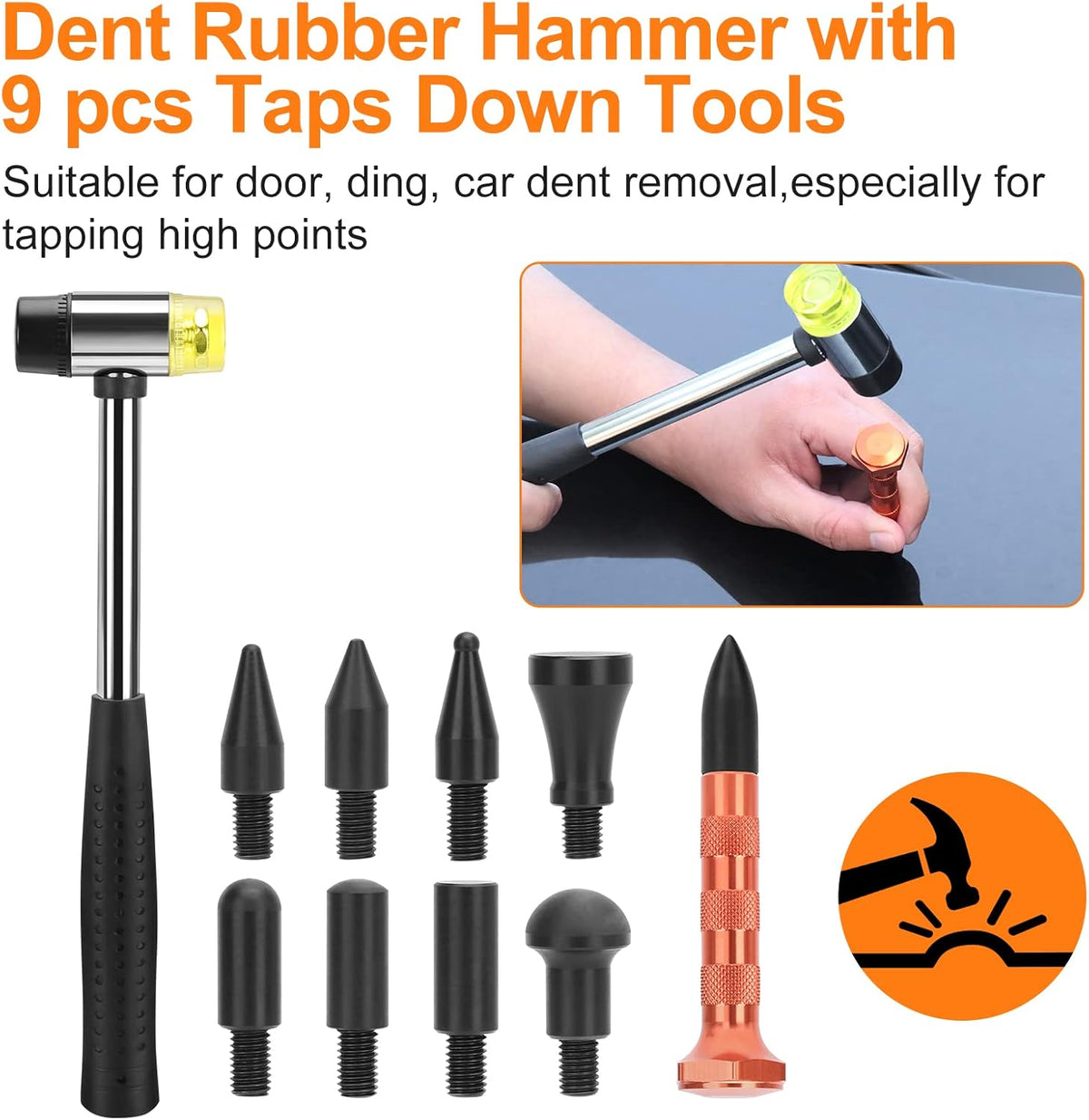 74 Pcs Paintless Dent Repair Kit I605589