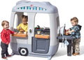 Gray Toddler Outdoor Playhouse with 50pc Accessory Set J990