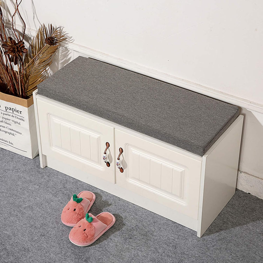 Non-Slip Tufted Padded Foam Rectangle Bench Cushion G4742
