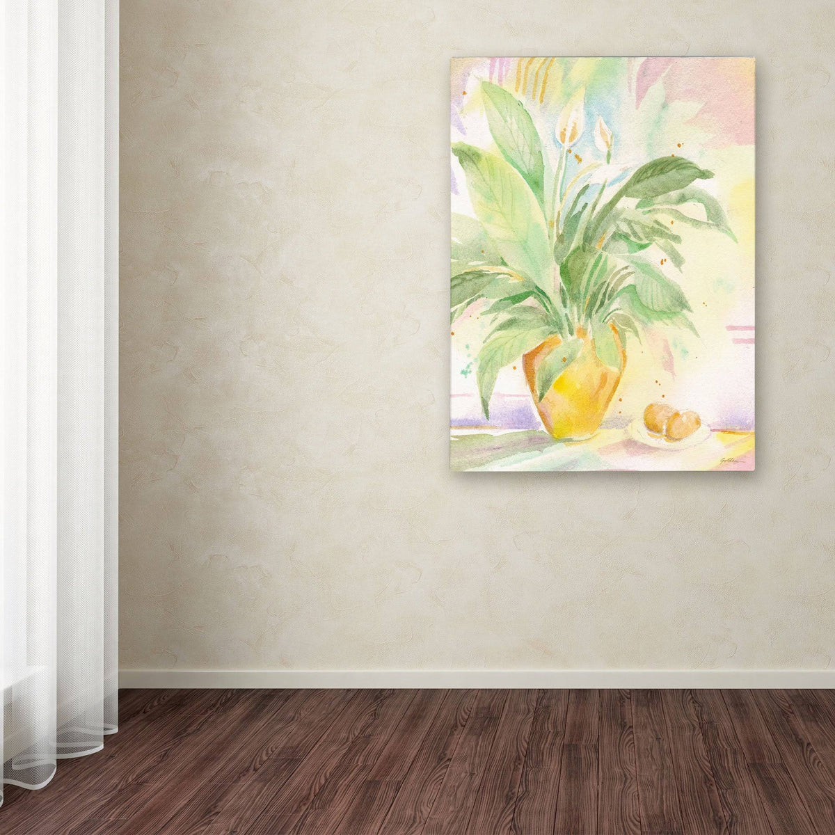 Sheila Golden The Peace Lily Canvas Art M982628