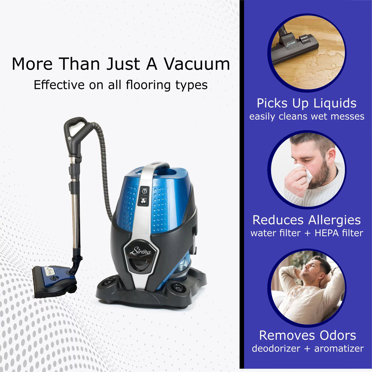 Vacuum Cleaner With Water Filtration Bundle A434