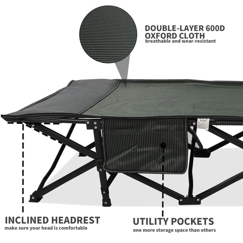 Folding Camping Cot Outdoor Sleeping Bed U195