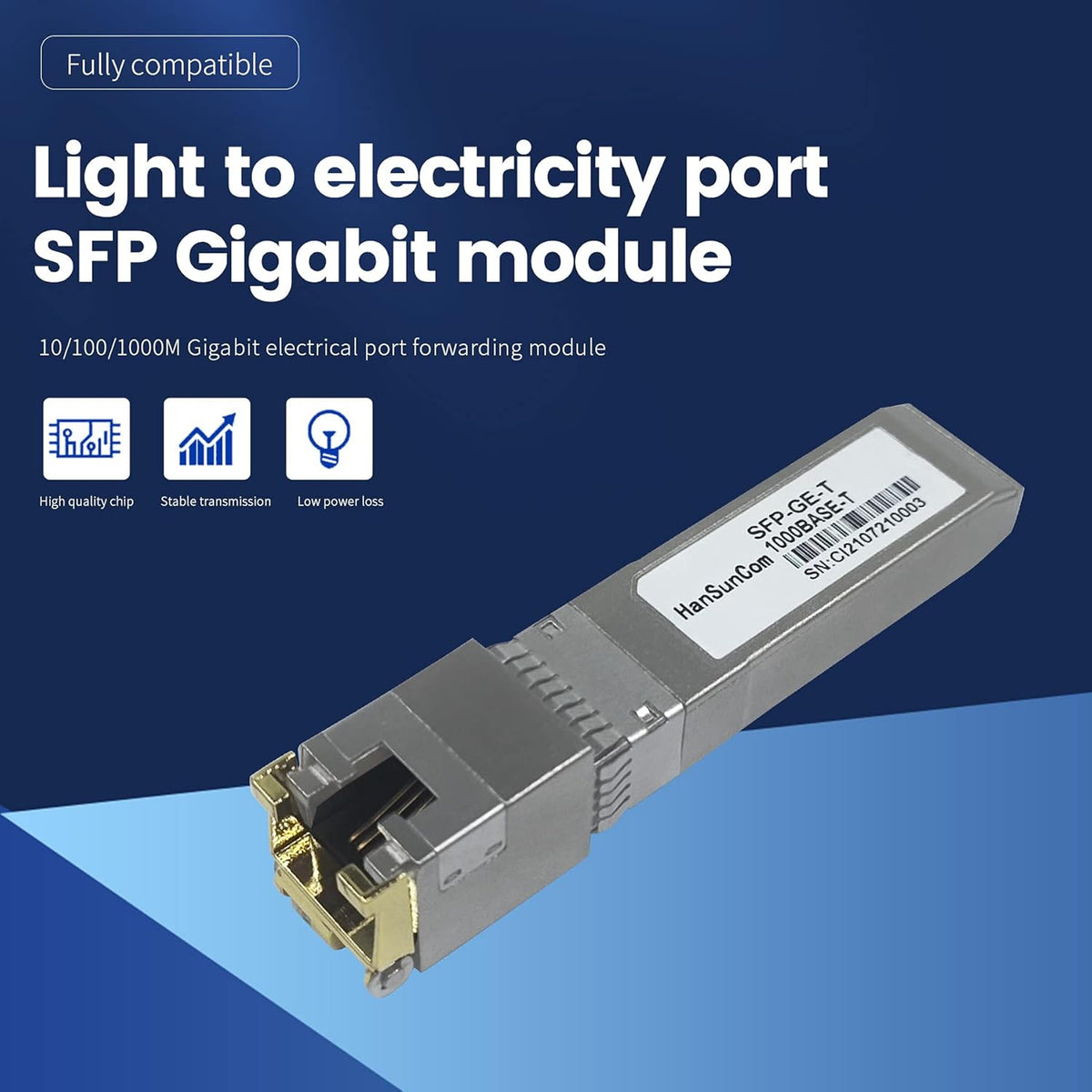 2 PCS Gigabit Fiber Optical Transceiver Connectors F912035