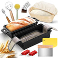 2 Piece Pre-Seasoned Cast Iron Loaf Pans 9 x 5in W348422