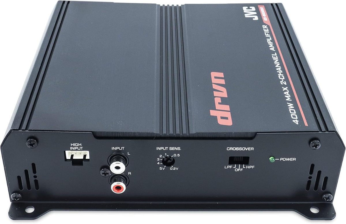 2-Channel Car Amplifier 400 Watts Class A/B Bridgeable T576734
