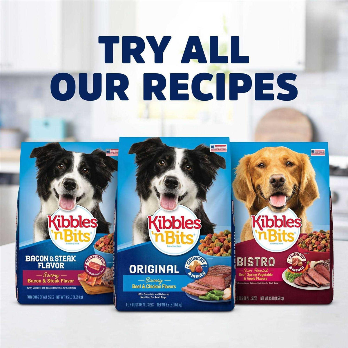 Mini Bits Bacon & Steak Flavor Dry Small Breed Dog Food H62970