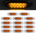 6.5 Inch Amber LED Side Marker Lights 14Pcs R92348