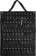 Roll Up Key Organizer, Flexible Durable Vinyl, 50 Keys Z66346