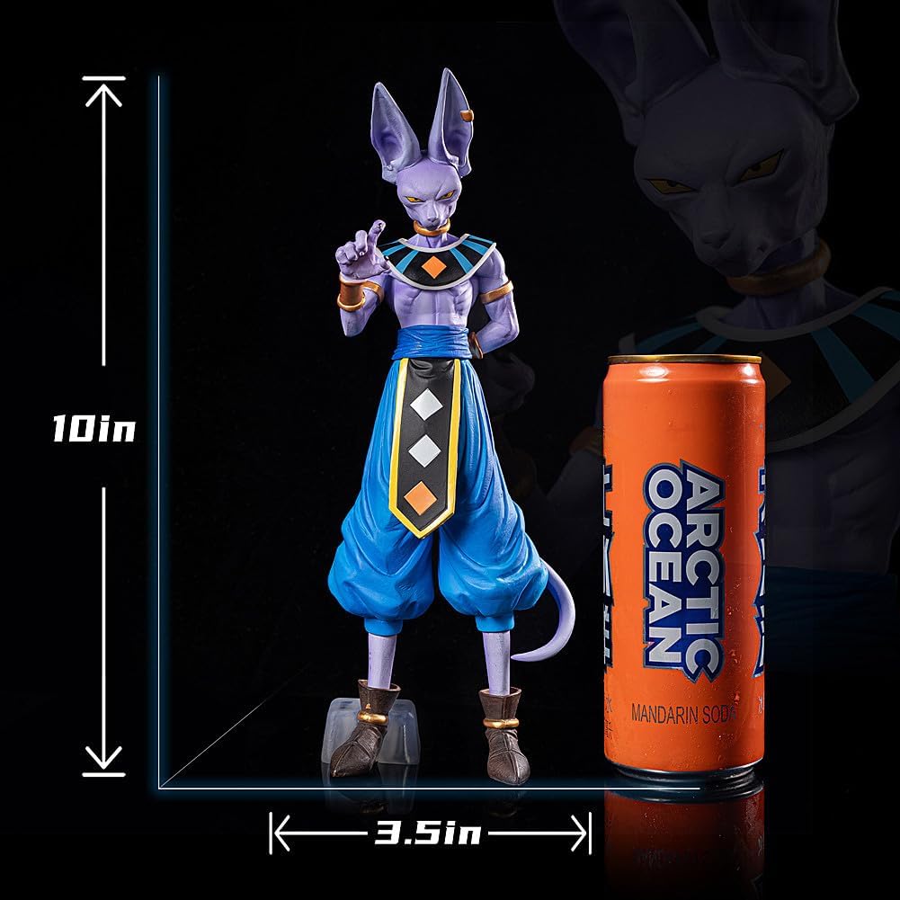 10.5 Inch PVC Beerus Figure Statue O706835