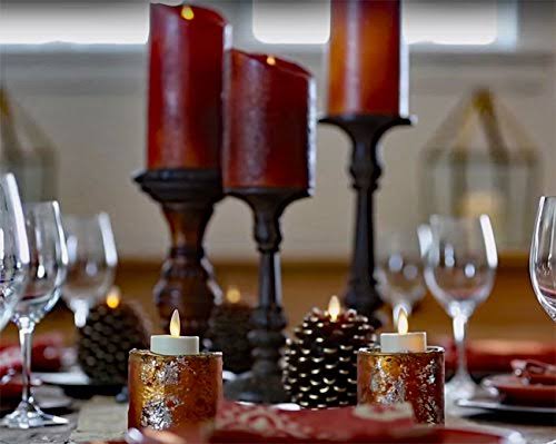 Flameless Pine Cone Candle L93687