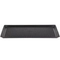 Charcoal Polypropylene Pizza Tray - 12/Case N126