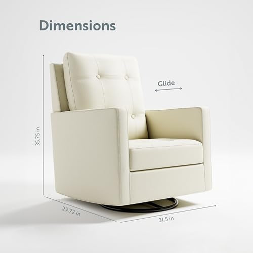 Upholstered Nursery Swivel Glider V24125