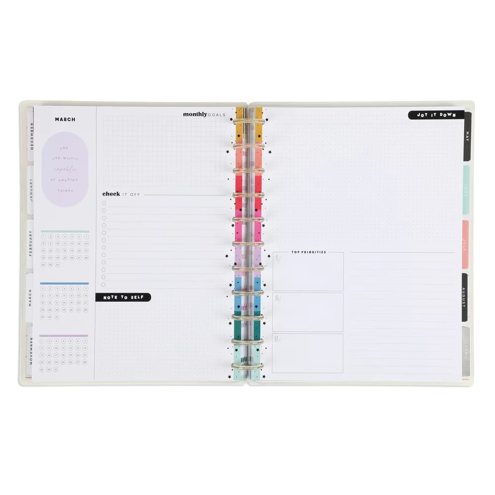18 Month Planner, July 2023 – Dec 2024, Monthly Layout, Big Sized 8.5” x 11” Z546