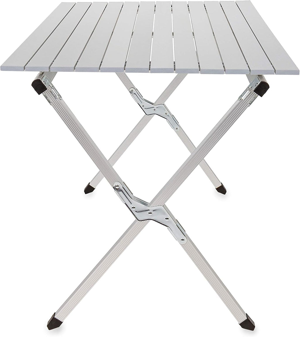 Aluminum Roll-Up Campsite Table with Carrying Bag V88590