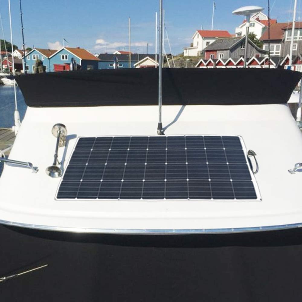 100W Flexible Solar Panel 12V System Kit with 10A Charge Controller J543