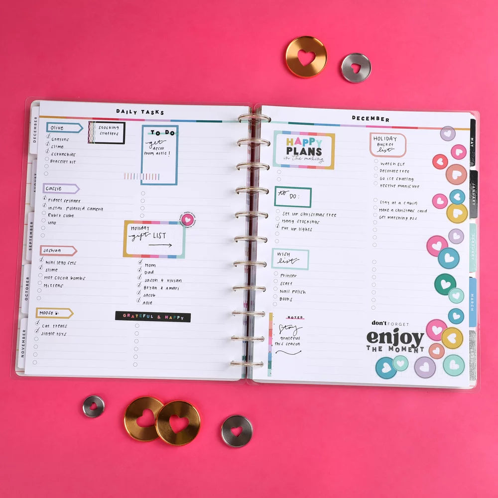 18 Month Planner, July 2023 – Dec 2024, Monthly Layout, Big Sized 8.5” x 11” Z546