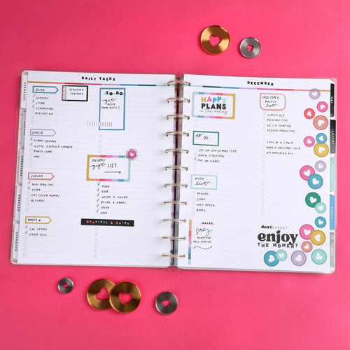 18 Month Planner, July 2023 – Dec 2024, Monthly Layout, Big Sized 8.5” x 11” Z546