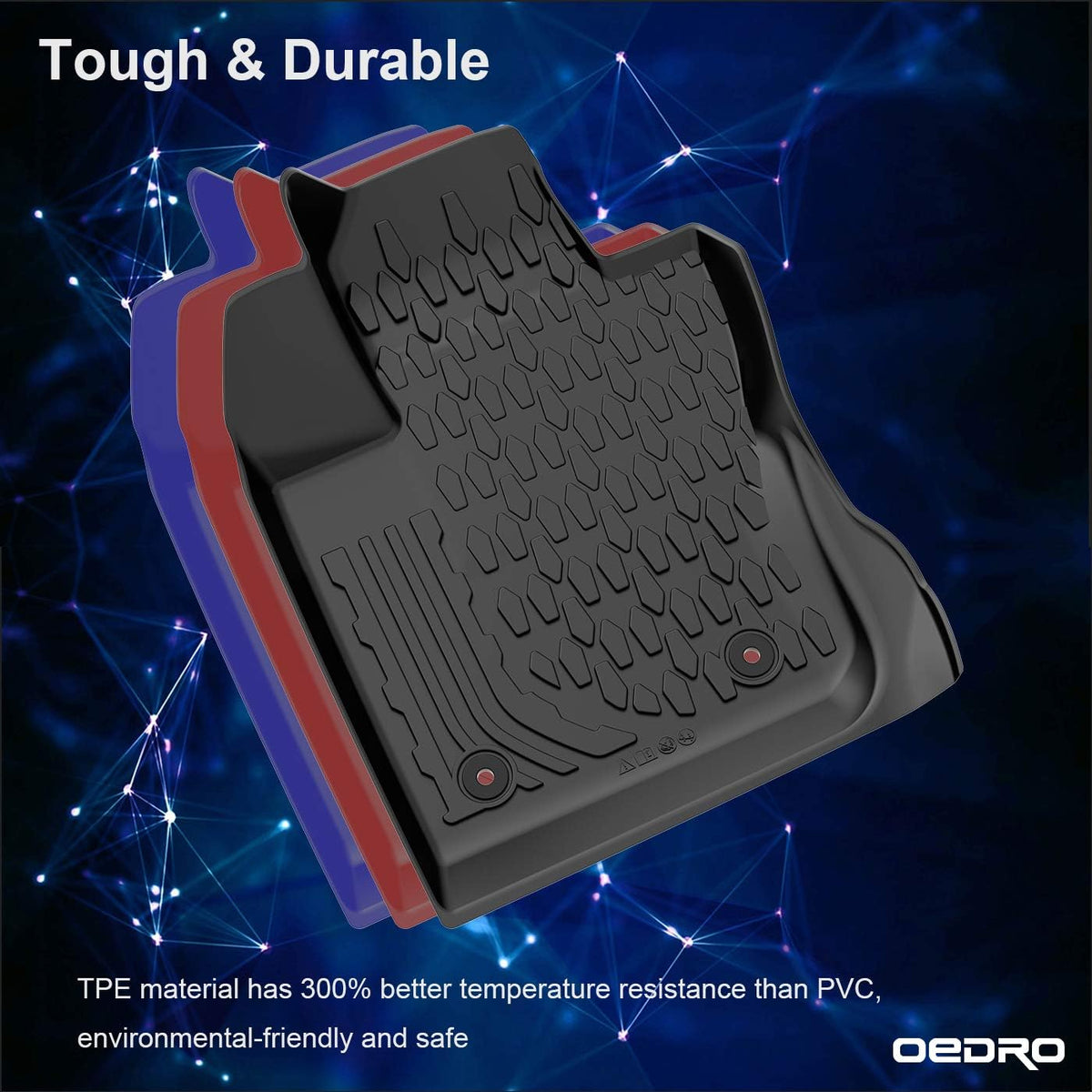 All Weather TPE Floor Mats & Cargo Liners Set W36116