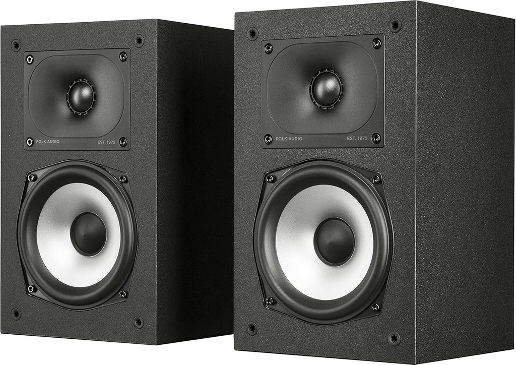 Pair of Midnight Black Bookshelf or Surround Speakers O92091