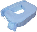 Blue White Stripes Twin Breastfeeding Nursing Pillow Y690612
