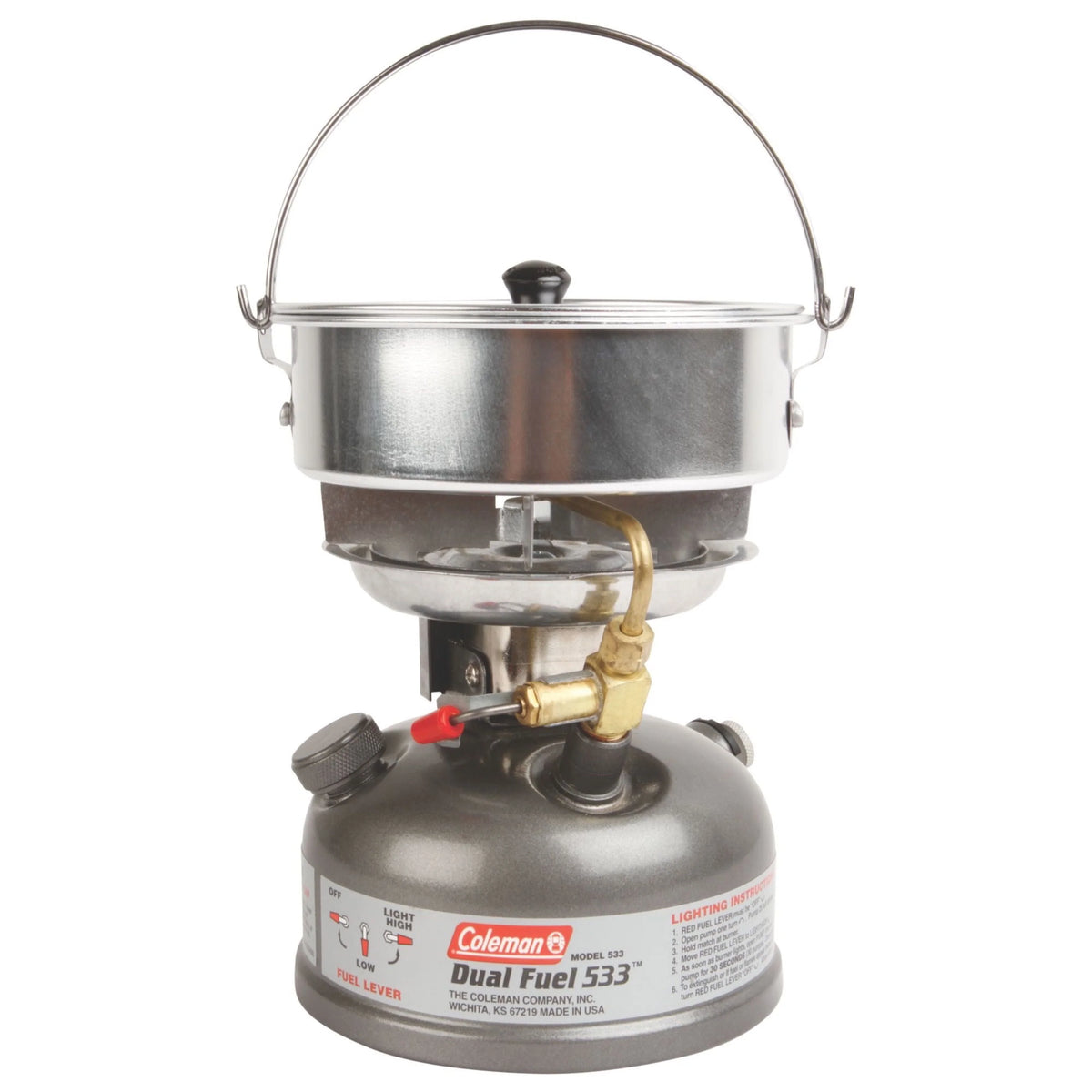 Compact Dual Fuel Camping Stove, 1-Burner M9940