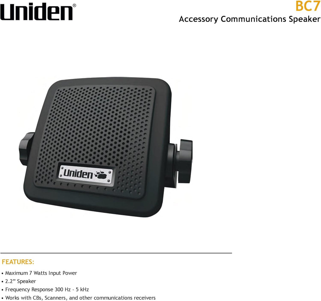 Digital Mobile TrunkTracker Scanner with External Communications Speaker E2768