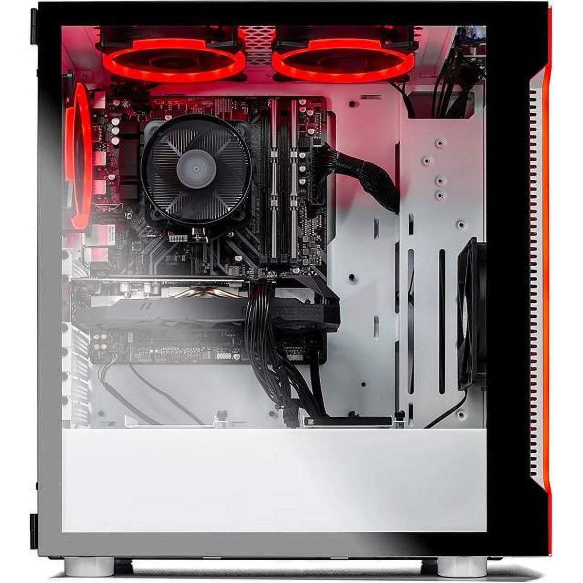 White Gaming Desktop PC - Ryzen 5 3600, RTX 3060 12GB, 1TB SSD, 16GB DDR4 3000, Windows 10 Home 64-bit L4308