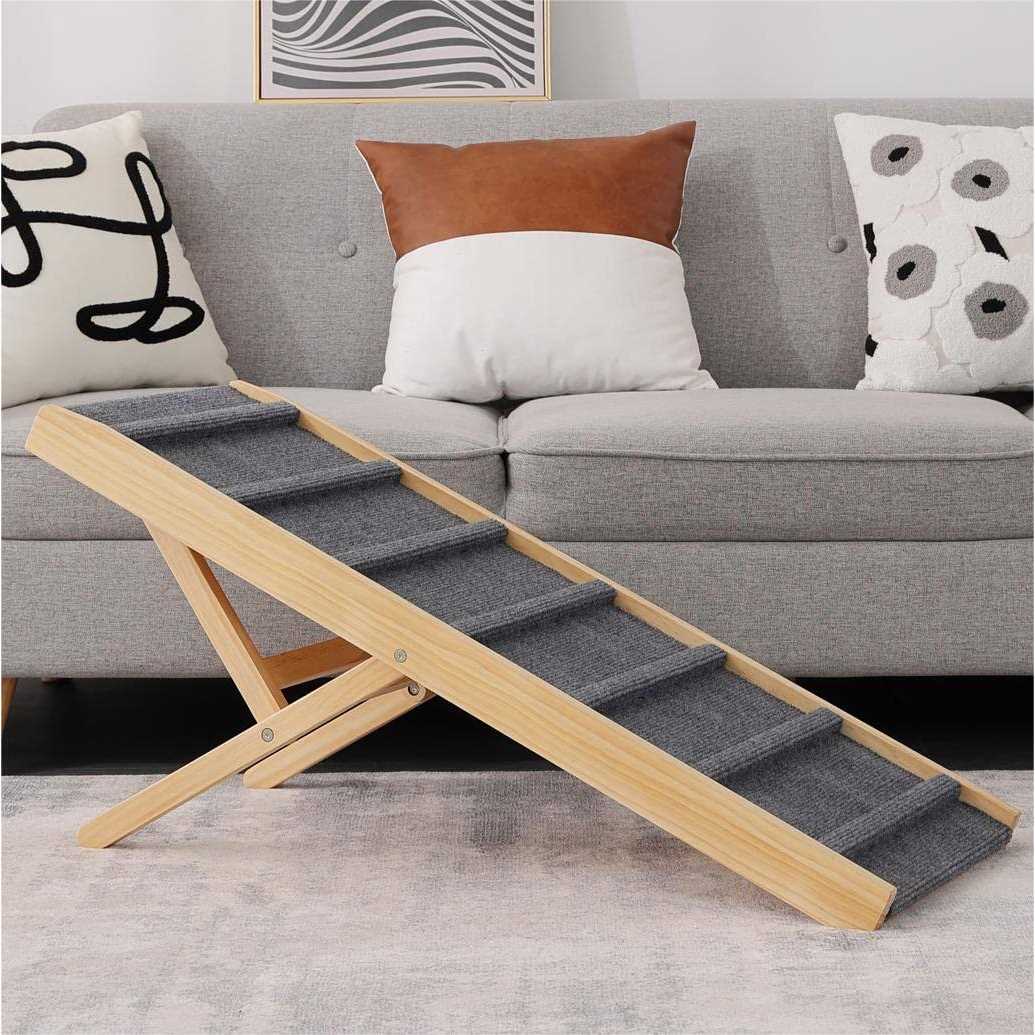 Large Dog Pet Ramp Stairs for Bed Car Truck Couch SUV K805553