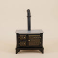 Black Iron Miniature Range Cooker Stove Dollhouse Toy B134110