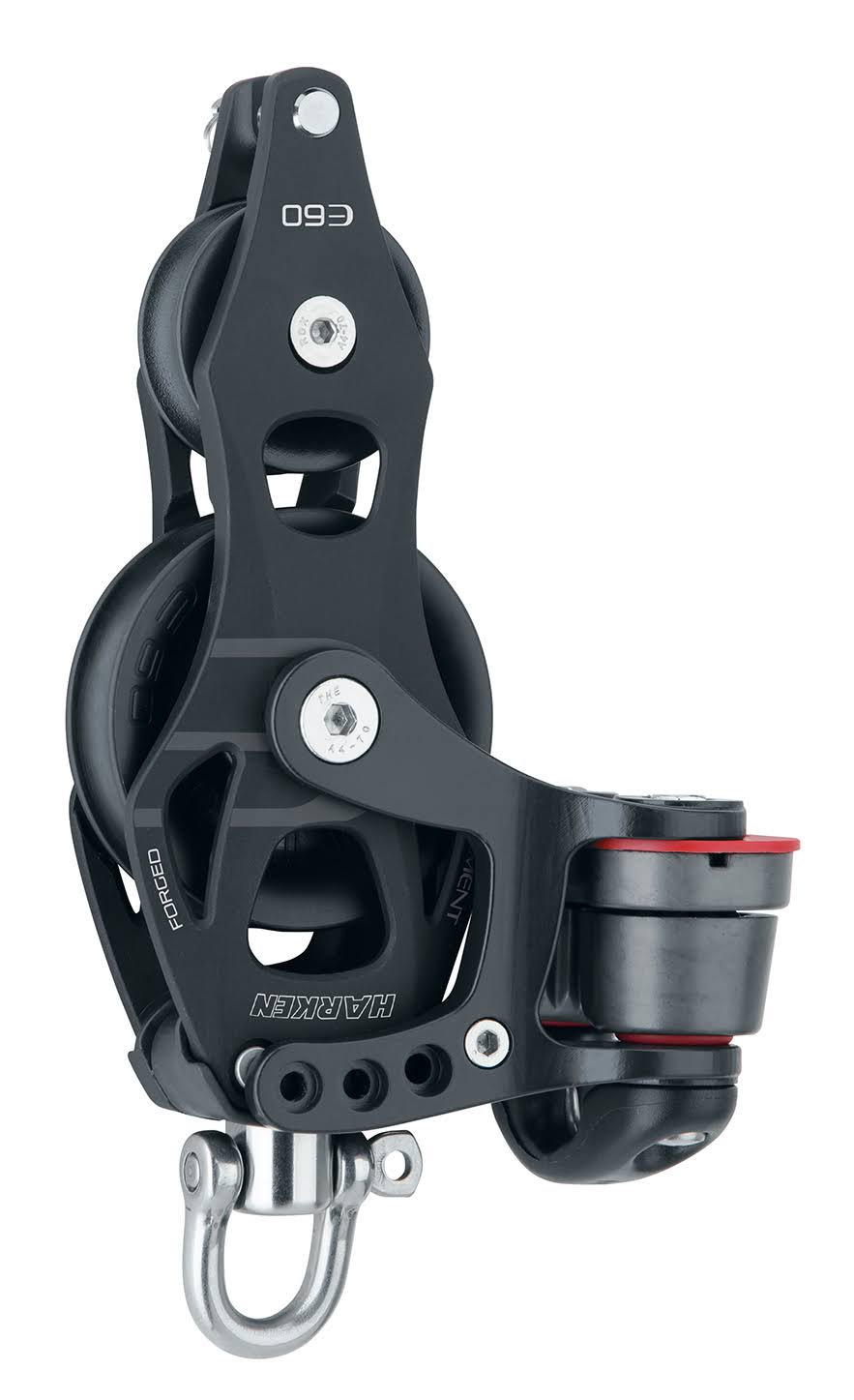 60 mm Aluminum Fiddle Block with Cam Cleat J26692