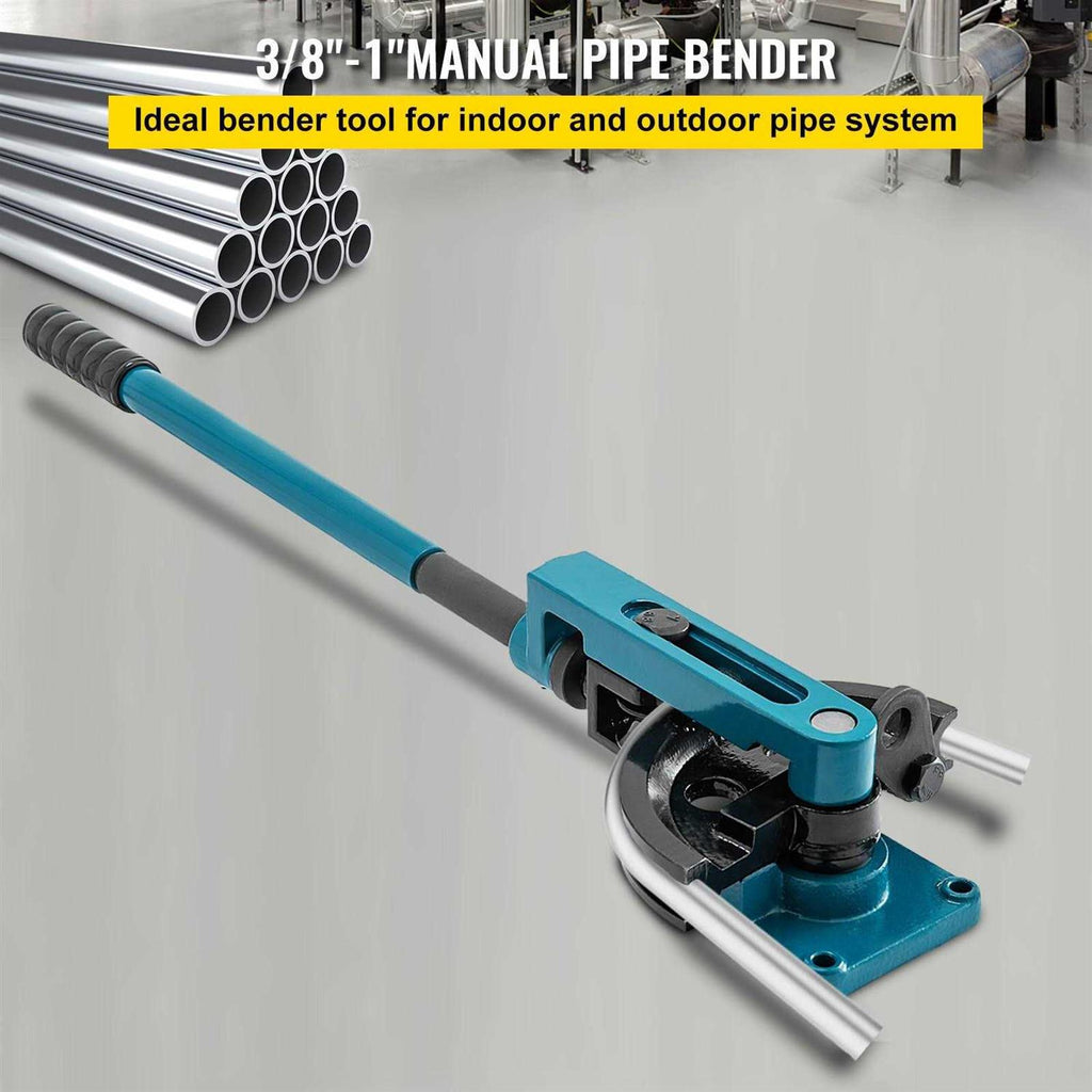 3/8 to 1 Manual Pipe Tube Bender with 7 Dies F438142
