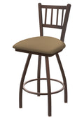 Swivel Counter Stool with Bronze Finish and Canter Sand Seat J6444