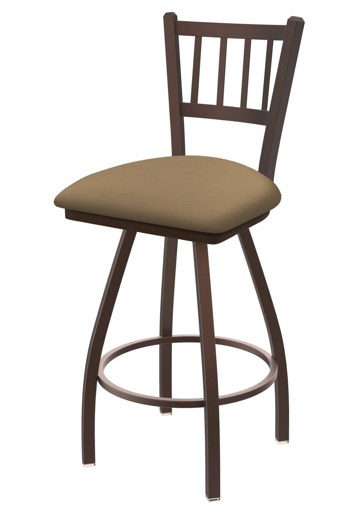 Swivel Counter Stool with Bronze Finish and Canter Sand Seat J6444